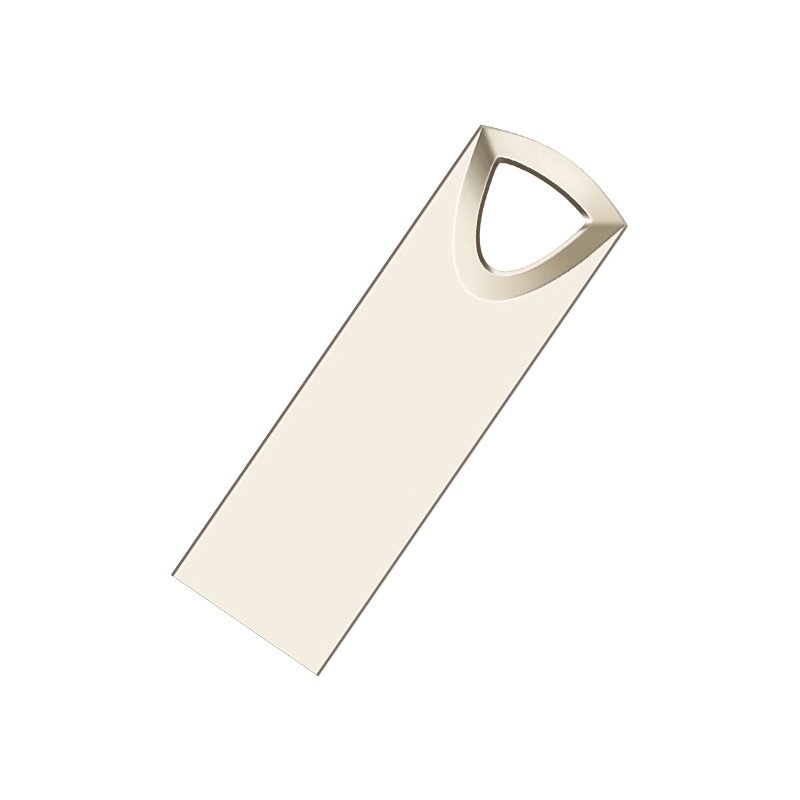 Silver Triangle Metal USB Flash Drive