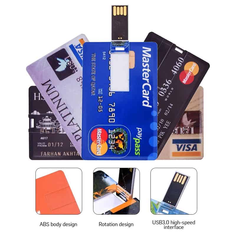 china card shape usb flash drive