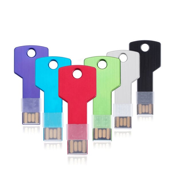 metal key shaped 2.0 usb memory stick