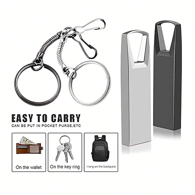 metal keychain usb flash drive