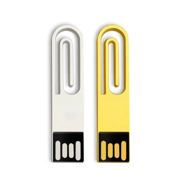 usb flash drive metal paper clip