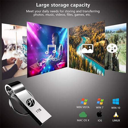 1TB USB Flash Drives, Junetiger Thumb Drive Portable USB Memory Stick, Ultra Large Storage USB Drive, High-Speed Waterproof Jump Drive, Flashdrive Pen