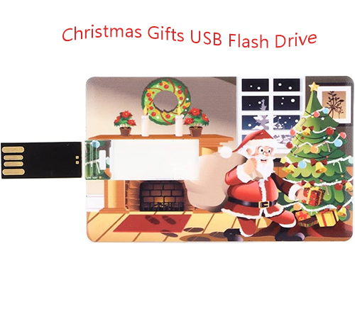 Christmas Gifts USB Flash Drive, USB Flash Drive USB2.0 Cute FunnySanta Claus Memory Stick Data Storage Christmas Gifts