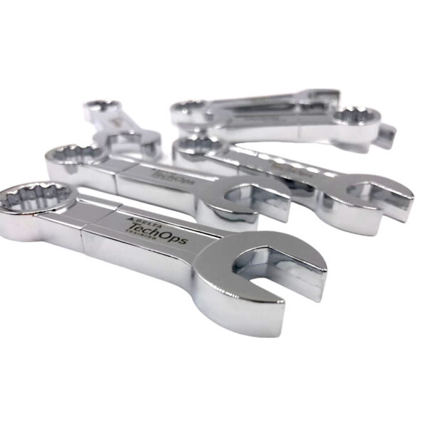 Customized metal wrench usb flash drive for Tachops Inc.