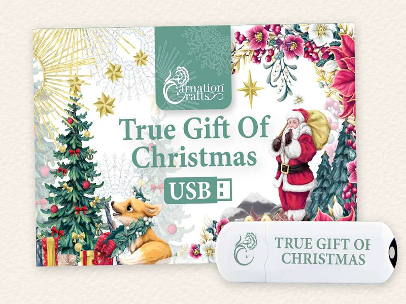 True Gift Of Christmas USB Archives -Carnation Crafts