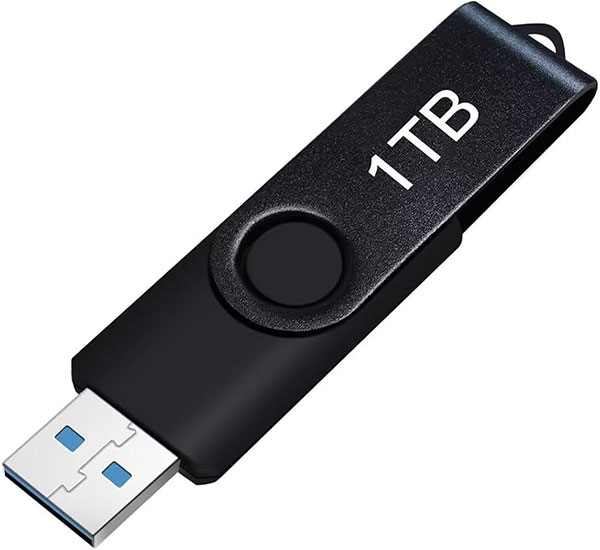 USB Drive 1TB, High-Speed USB Flash Drive 1TB with Keychain