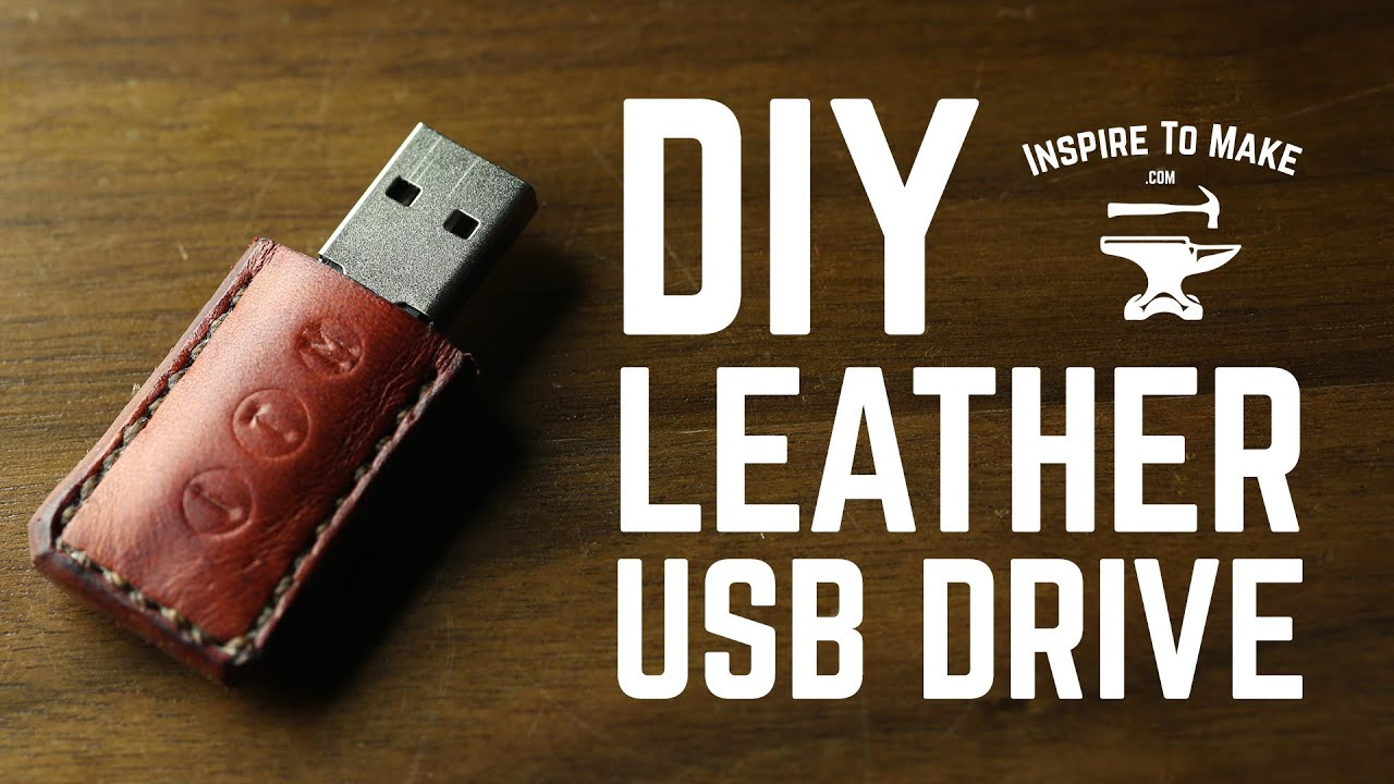 DlY Projects - Leather USB Drive