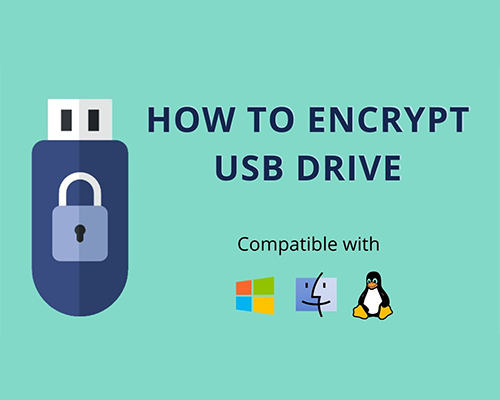 How to Encrypt a USB Drive on Windows mac OS LinuX