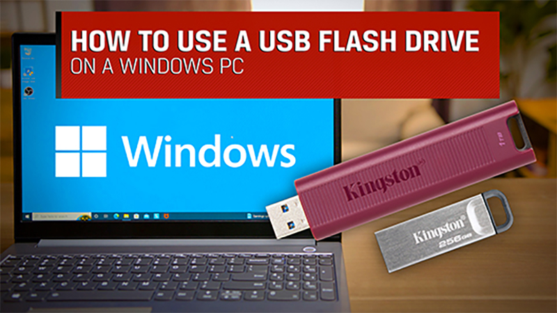 How to Use a USB Flash Drive on Windows PC