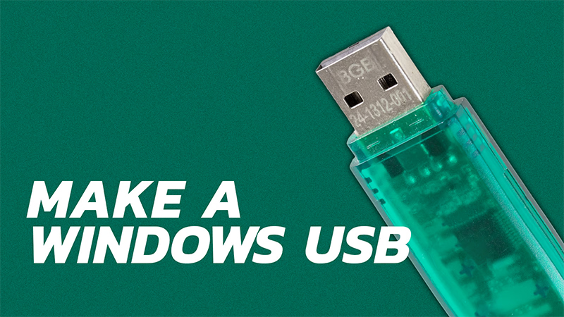 How to make a Windows 11 bootable USB Where to get installation media