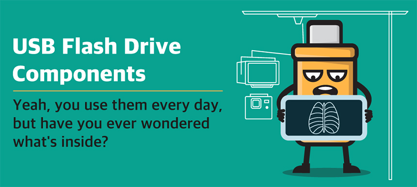 What's inside USB Flash Drive Components