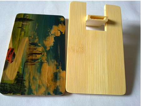 Wooden Card USB flash drive