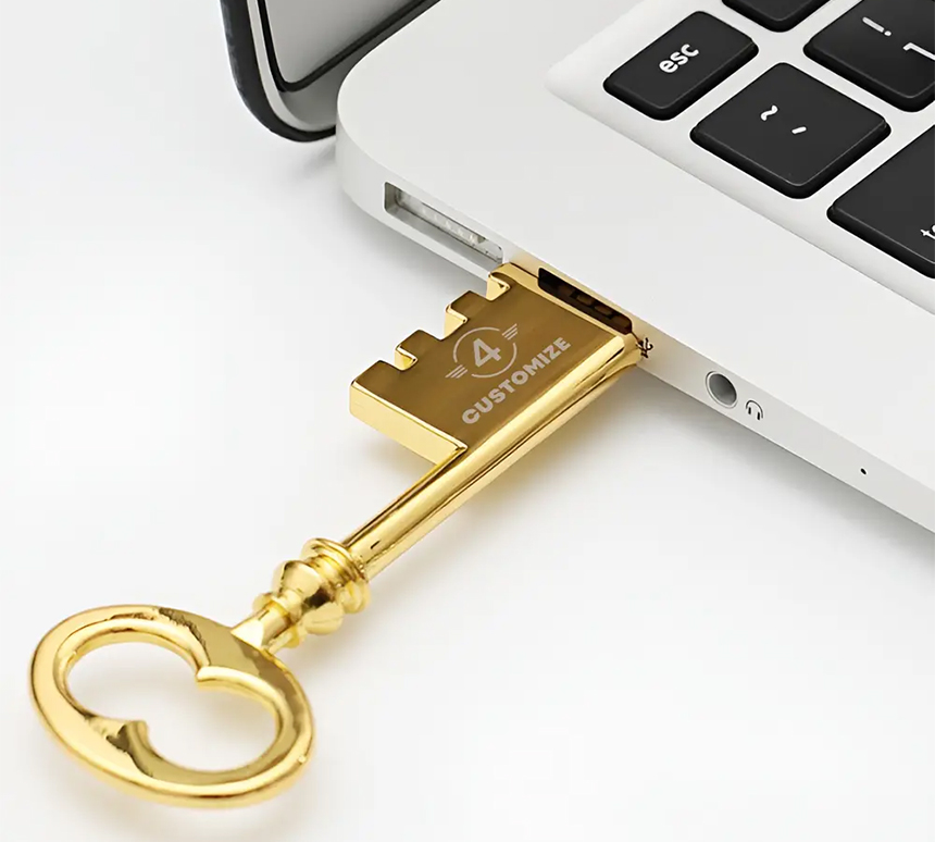 Affordable Custom Key Metal USB Flash Drive