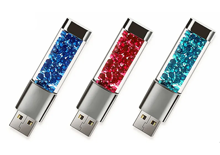 Crystal 3D Logo 8GB 16GB USB Stick Flash Disk USB Flash Drive - USB FlashDrive and USB Pen Drive