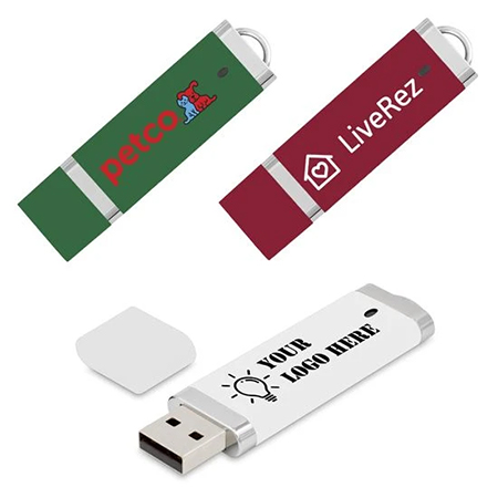 Custom USB Plastic Flash Drives lmprinted With Your Logo