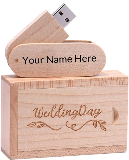 Custom Wooden USB Flash Drive