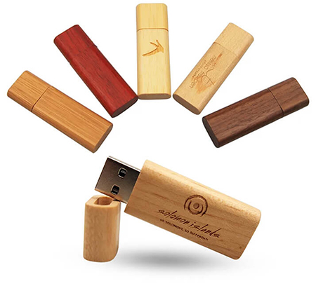 Eco-friendly Natural Wooden USB Disks