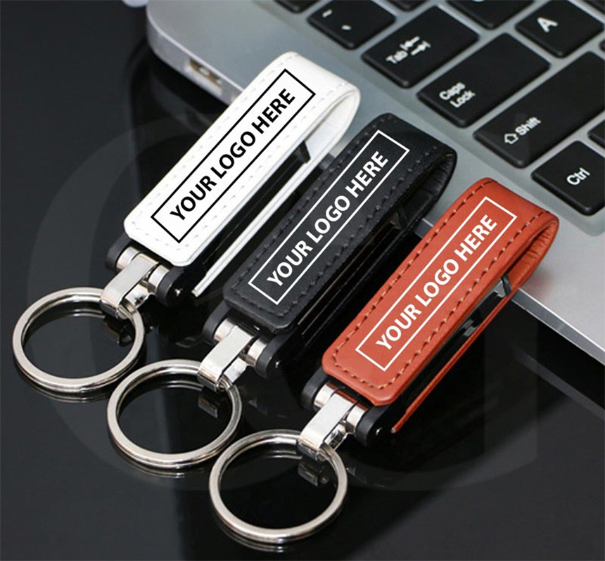 Leather USB Flash Drive _Stylish & Reliable Data Storage