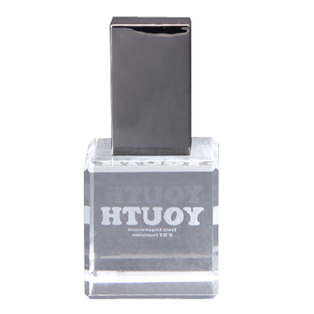 Square Perfume Shaped Crystal Custom USB Flash Drive