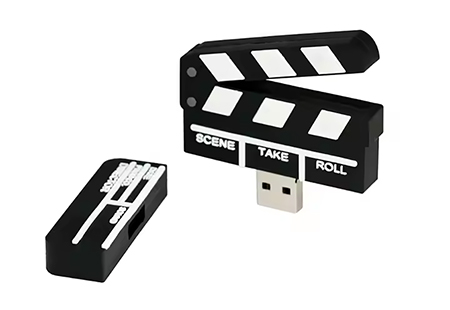 YOUSAN Movie Clapper Board New USB Flash Drive Custom PVC Pendrive Creative USB Stick Gifts