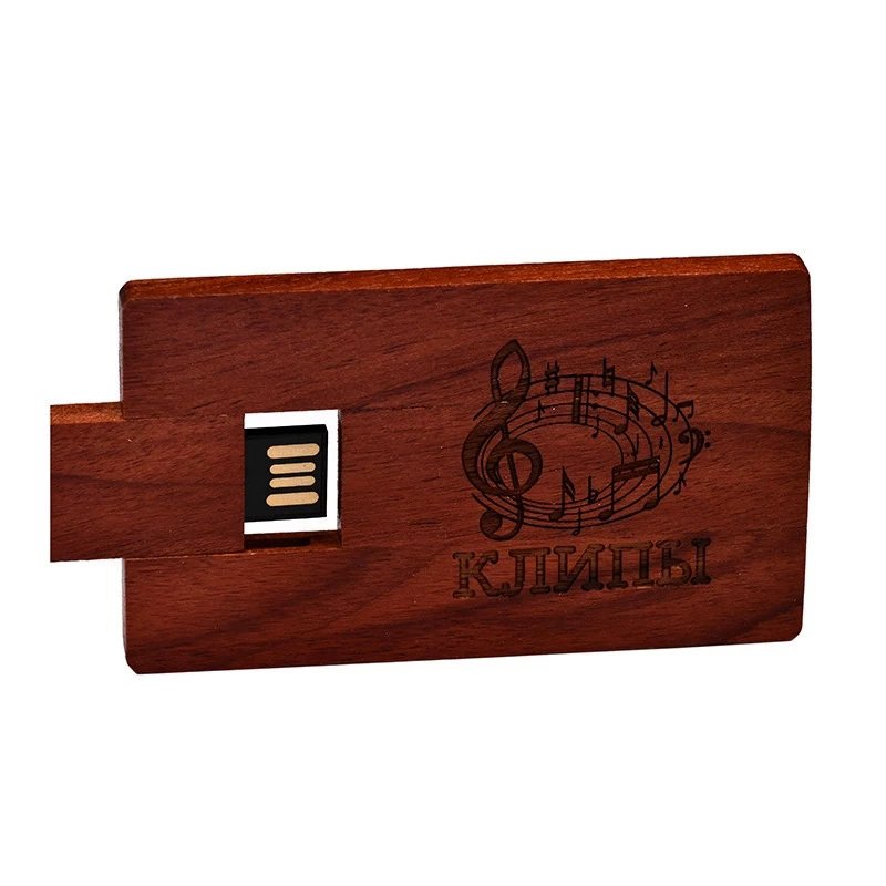 bulk wood card usb flash drive