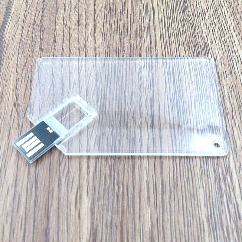 china transparent card usb flash drive supplier
