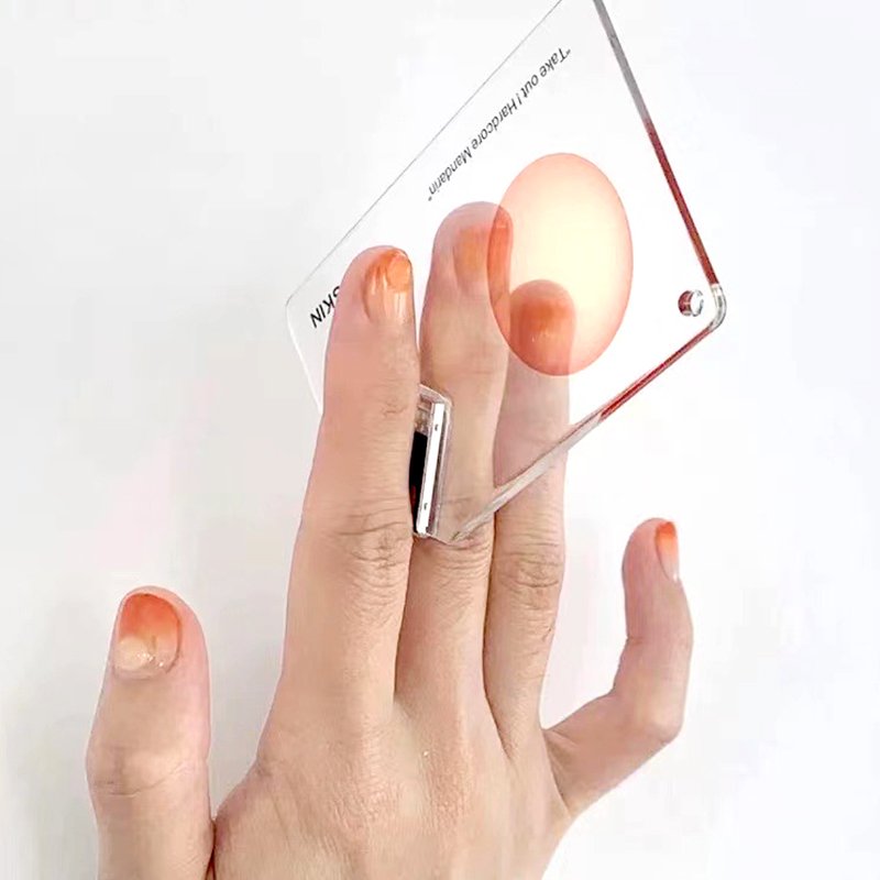 custom transparent card usb flash drive