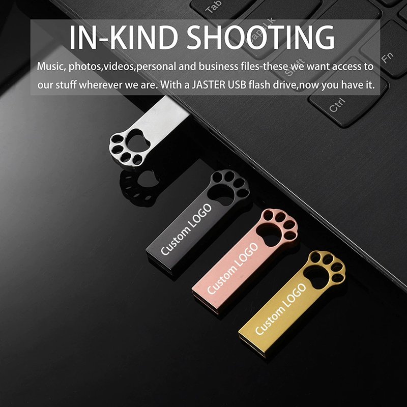 Metal Cat's Paw USB Flash Drive
